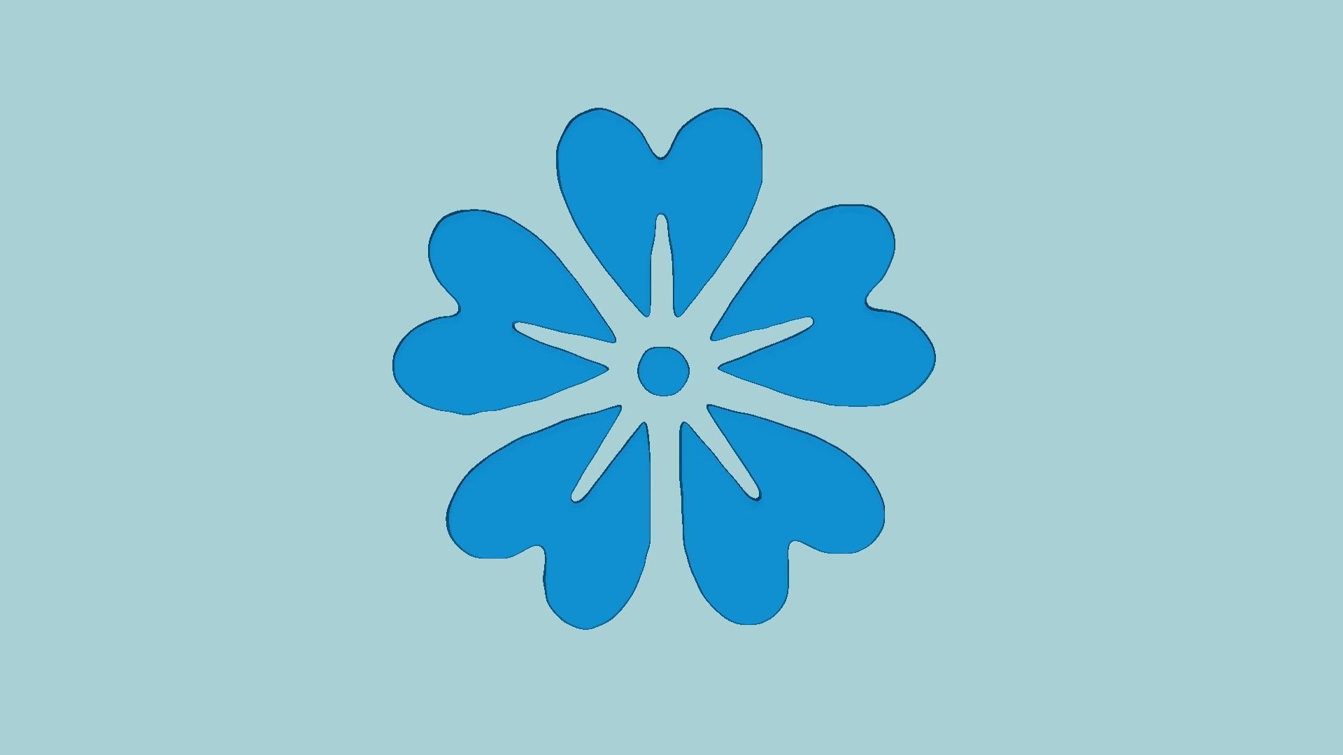 Stamp 15 - Flower - Fondant Decoration Maker Toy 3D print model_6