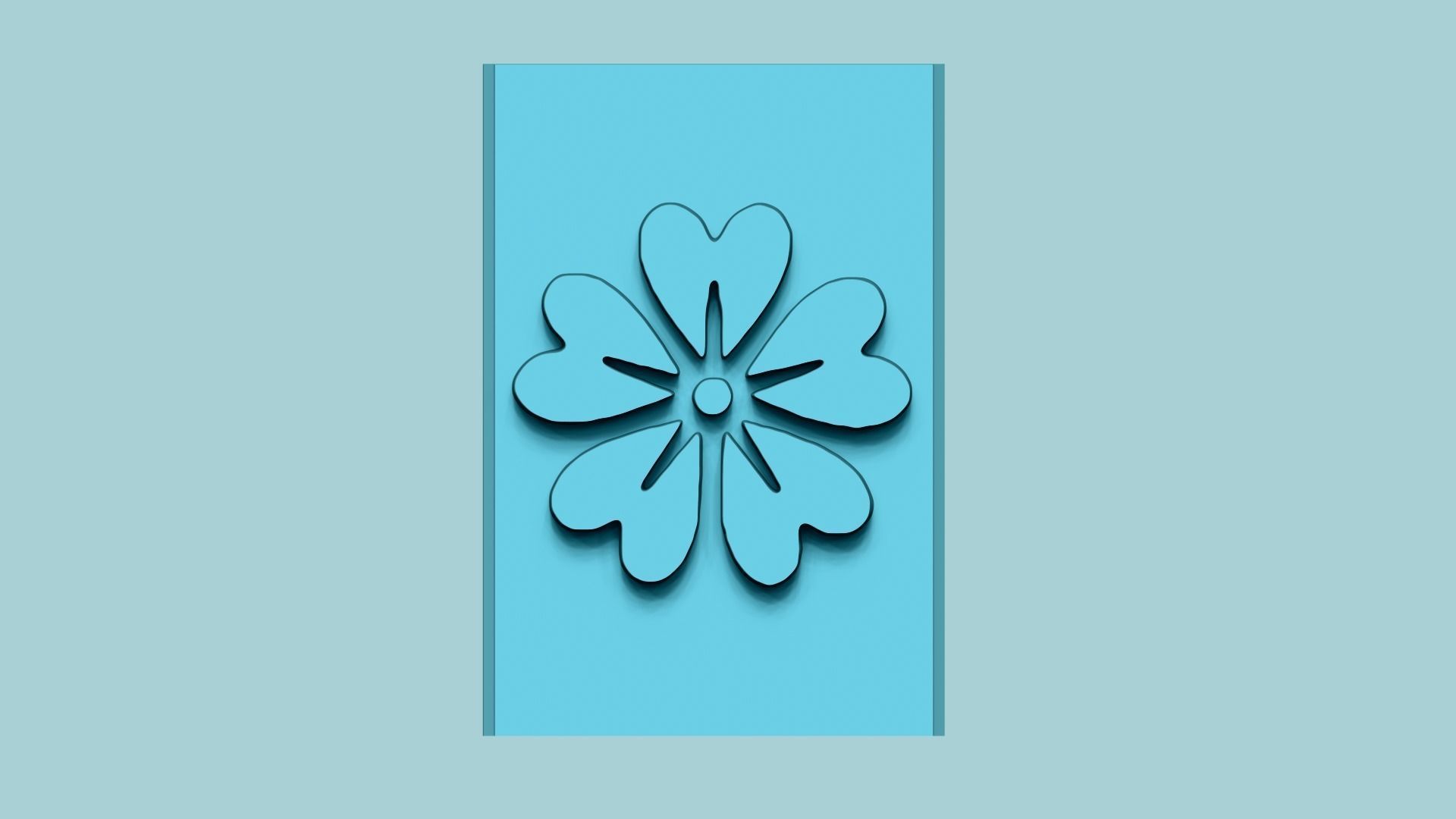 Stamp 15 - Flower - Fondant Decoration Maker Toy 3D print model_2