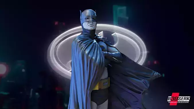 Batman Adam West Sculpture for printing 3D print model