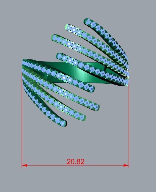 ring jewelry 3D print model_8