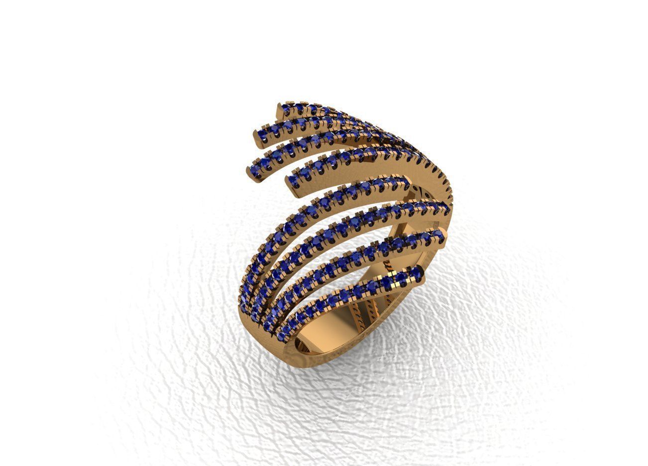 ring jewelry 3D print model_2