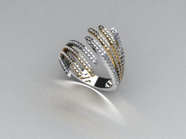 ring jewelry 3D print model_3