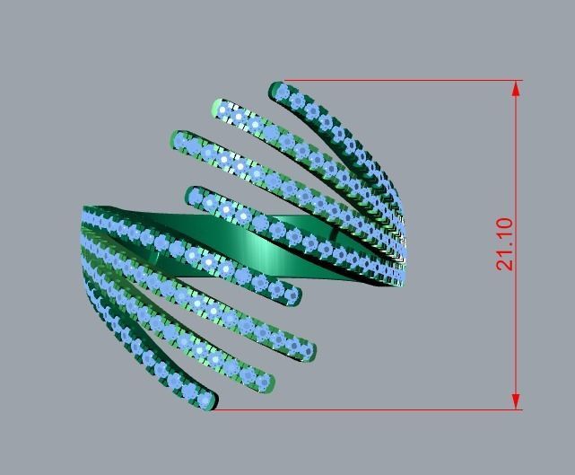 ring jewelry 3D print model_7