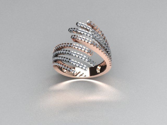 ring jewelry 3D print model_1