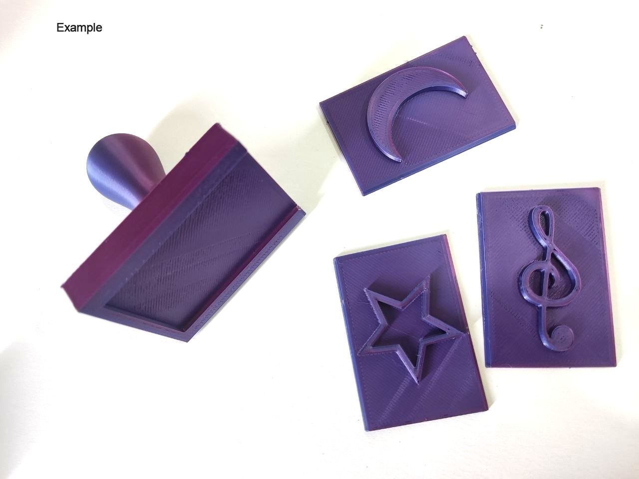 Stamp 17 - Flower - Fondant Decoration Maker Toy 3D print model_16