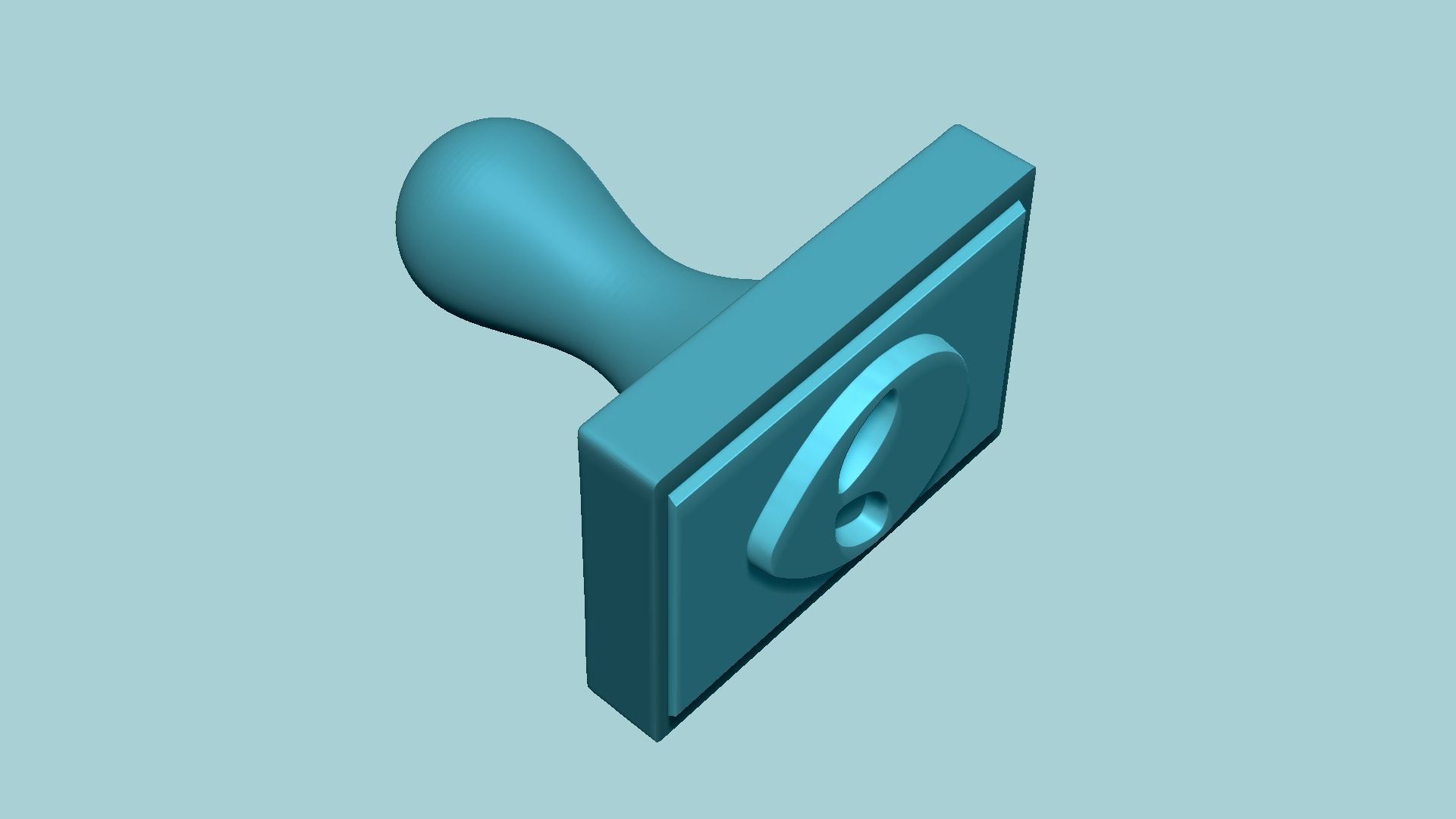 Stamp 18 - Alien - Fondant Decoration Maker Toy 3D print model_5