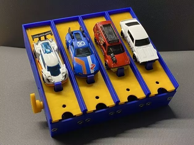 THE N-LANES DIECAST CAR STARTER BOX 3D print model_0