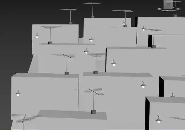 Brazilian ghetto Low-poly 3D model