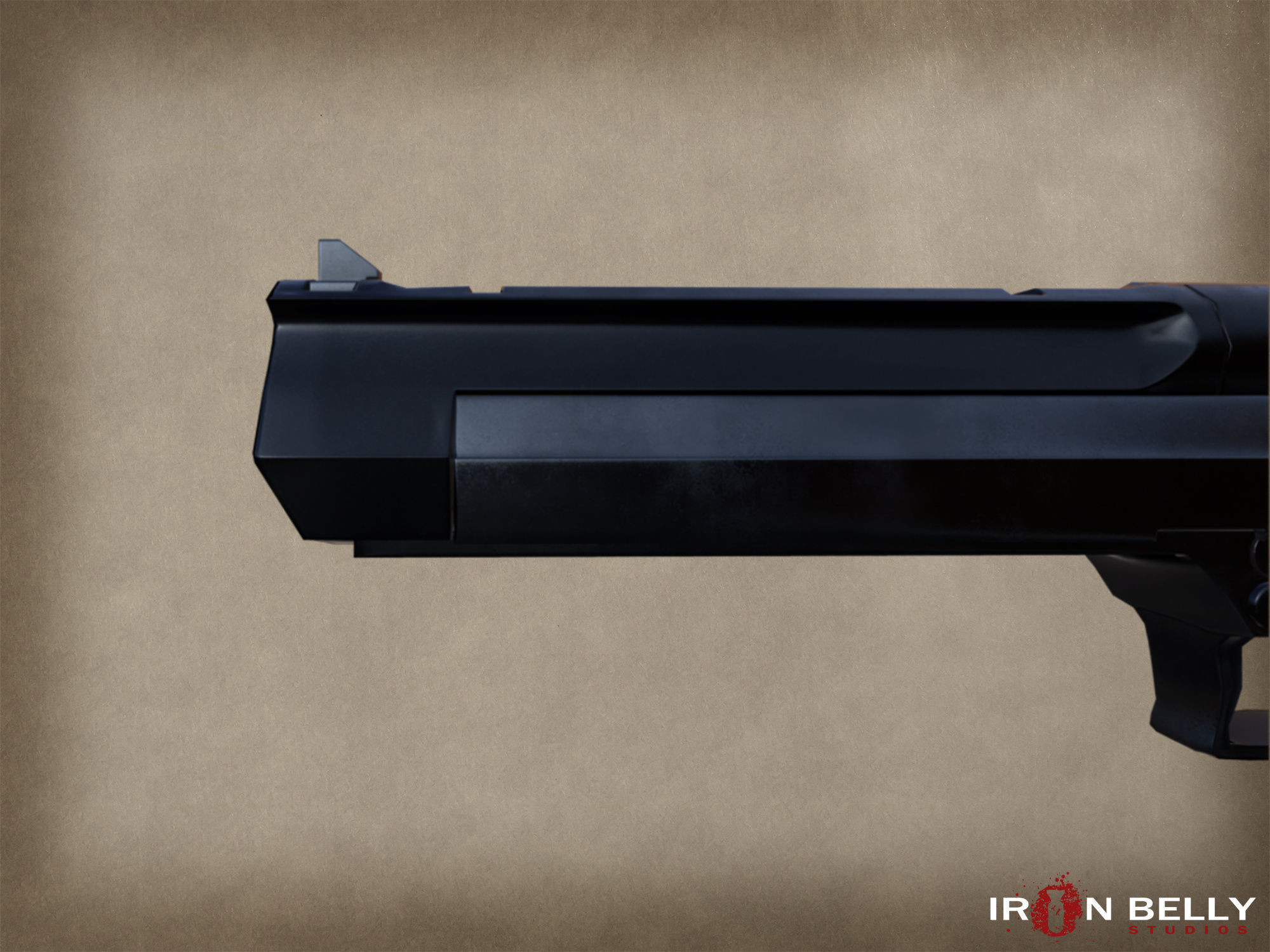 AAA FPS Desert Eagle Pistol  Low-poly 3D model_1