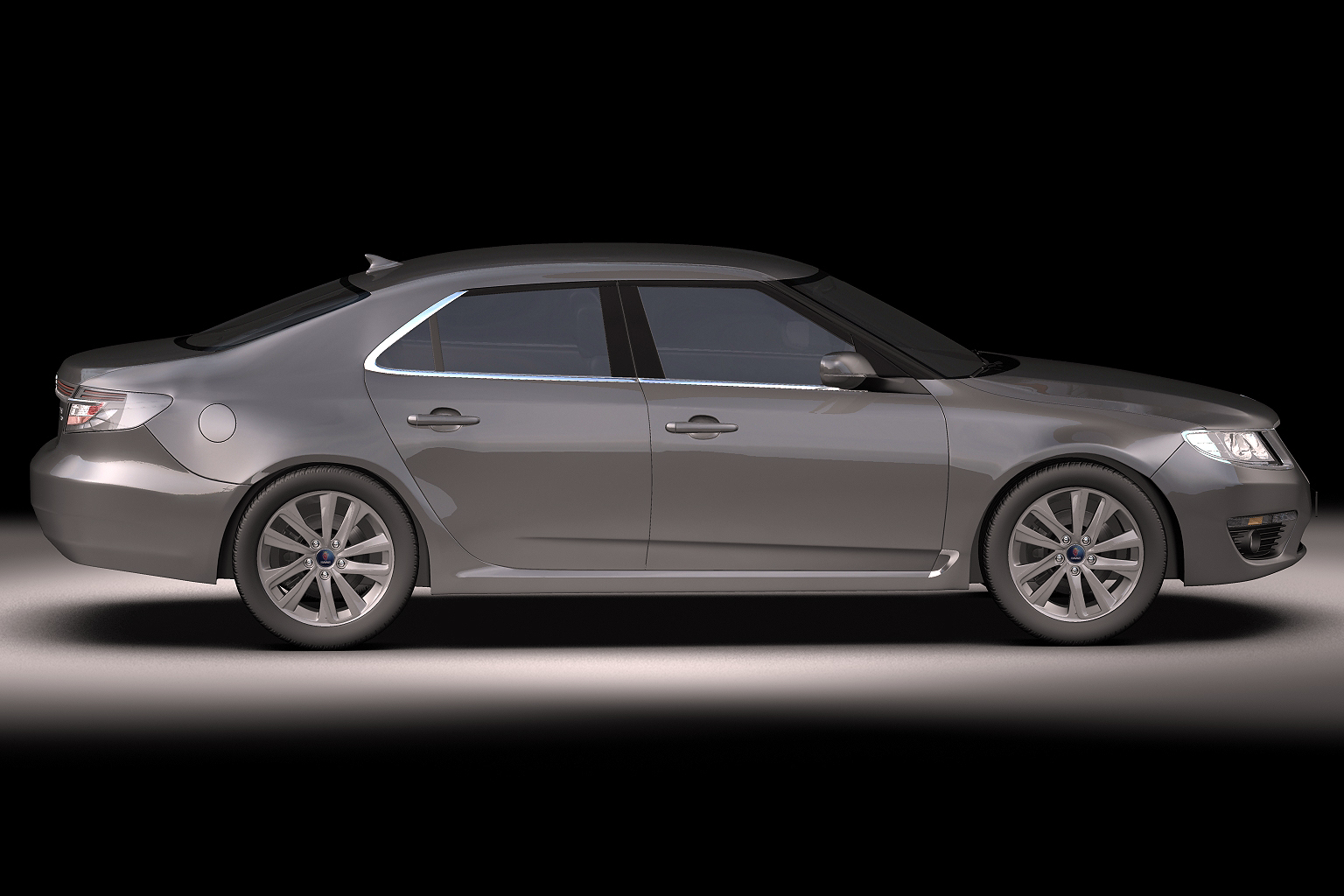 2010 Saab 9-5 Sedan 3D model_4
