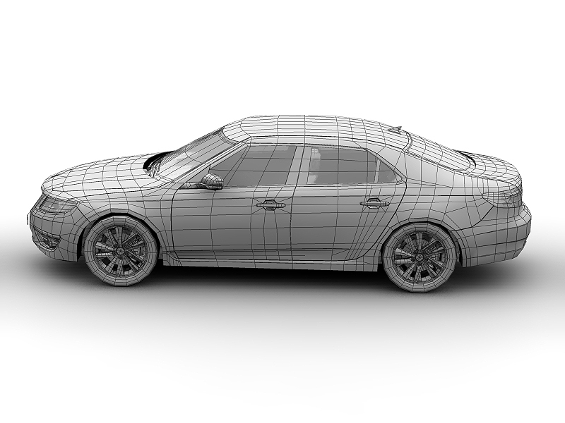 2010 Saab 9-5 Sedan 3D model_9