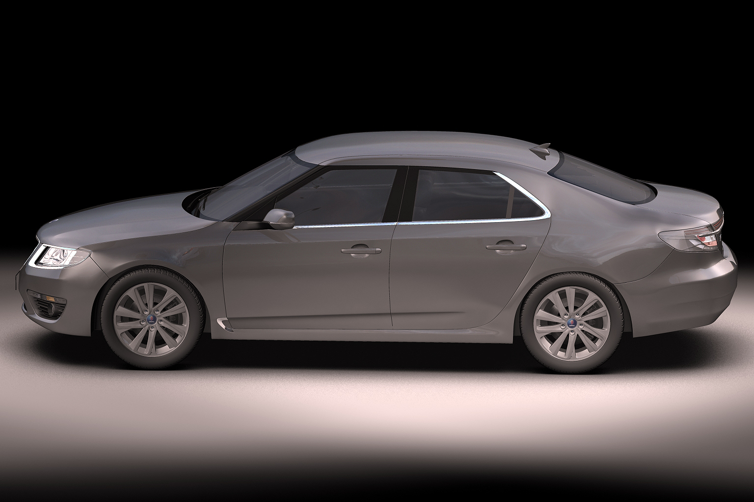 2010 Saab 9-5 Sedan 3D model_1