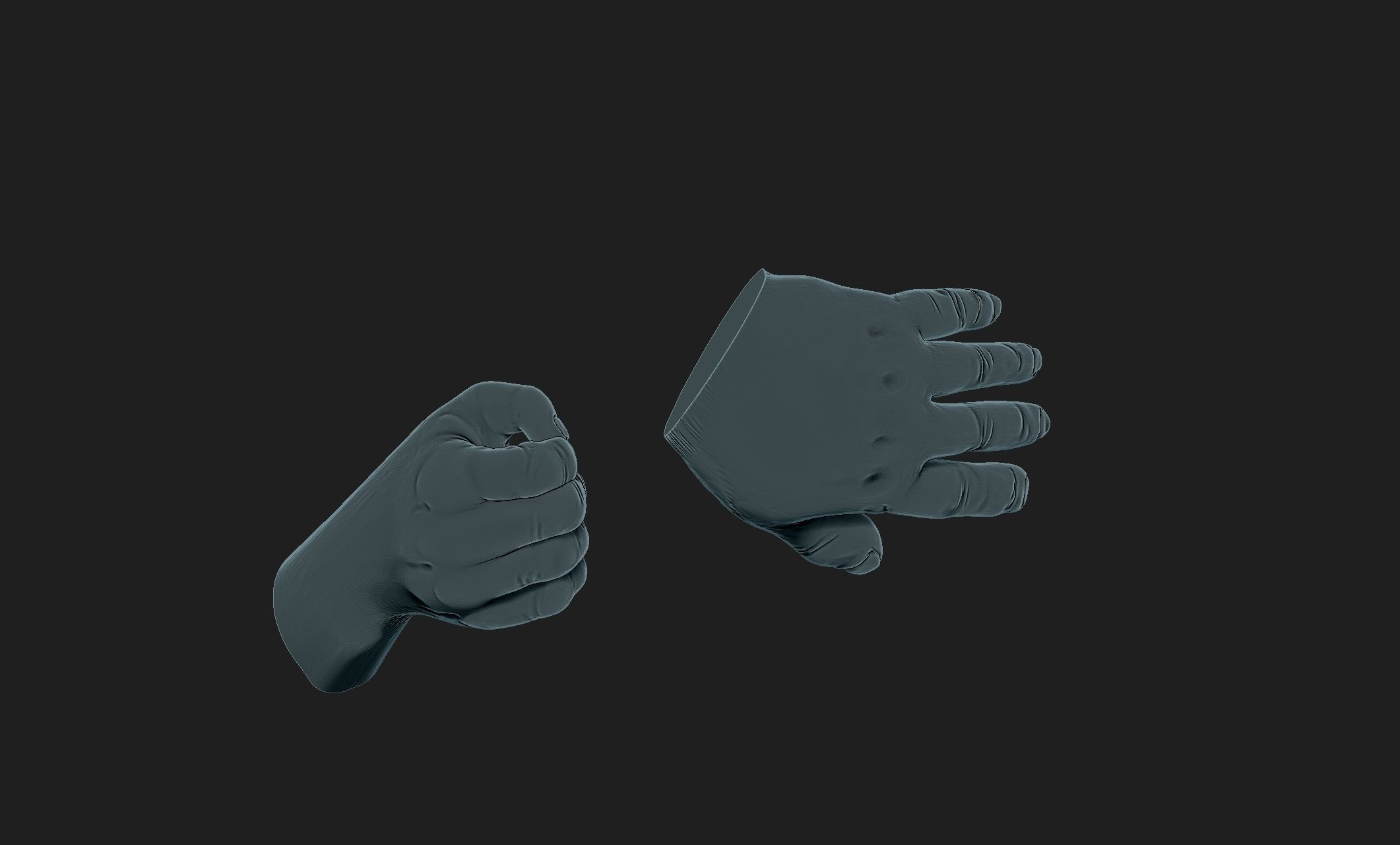 hands kit 3D model_3