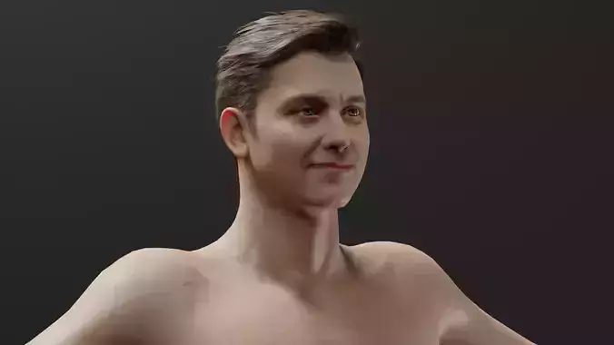 Realistic Male Character - Scotty 3D model