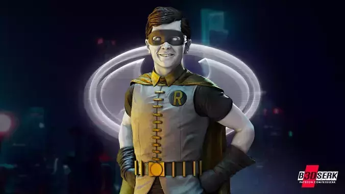 Robin Burt Ward Bust ready for printing