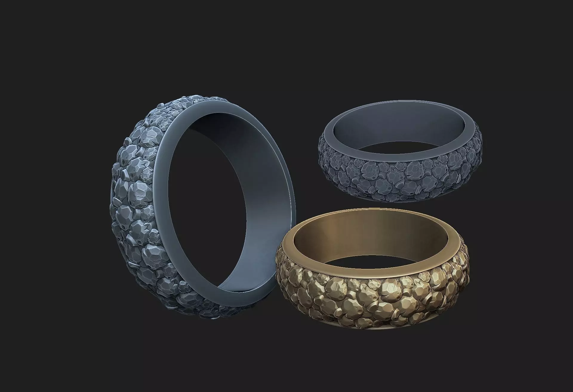 bricks ring 02 3D print model