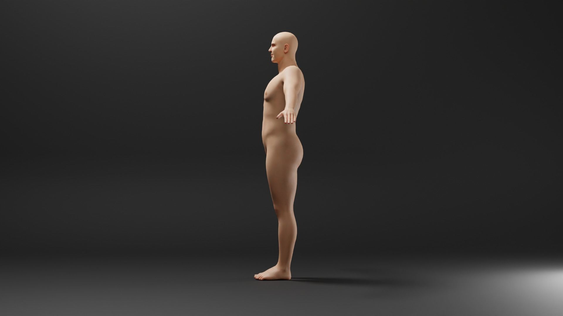 Realistic Male Character - Wayne 3D model_4