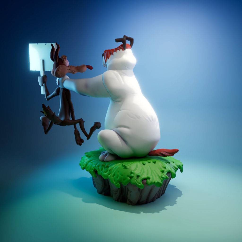 Sam and Ralph 3D print model_2