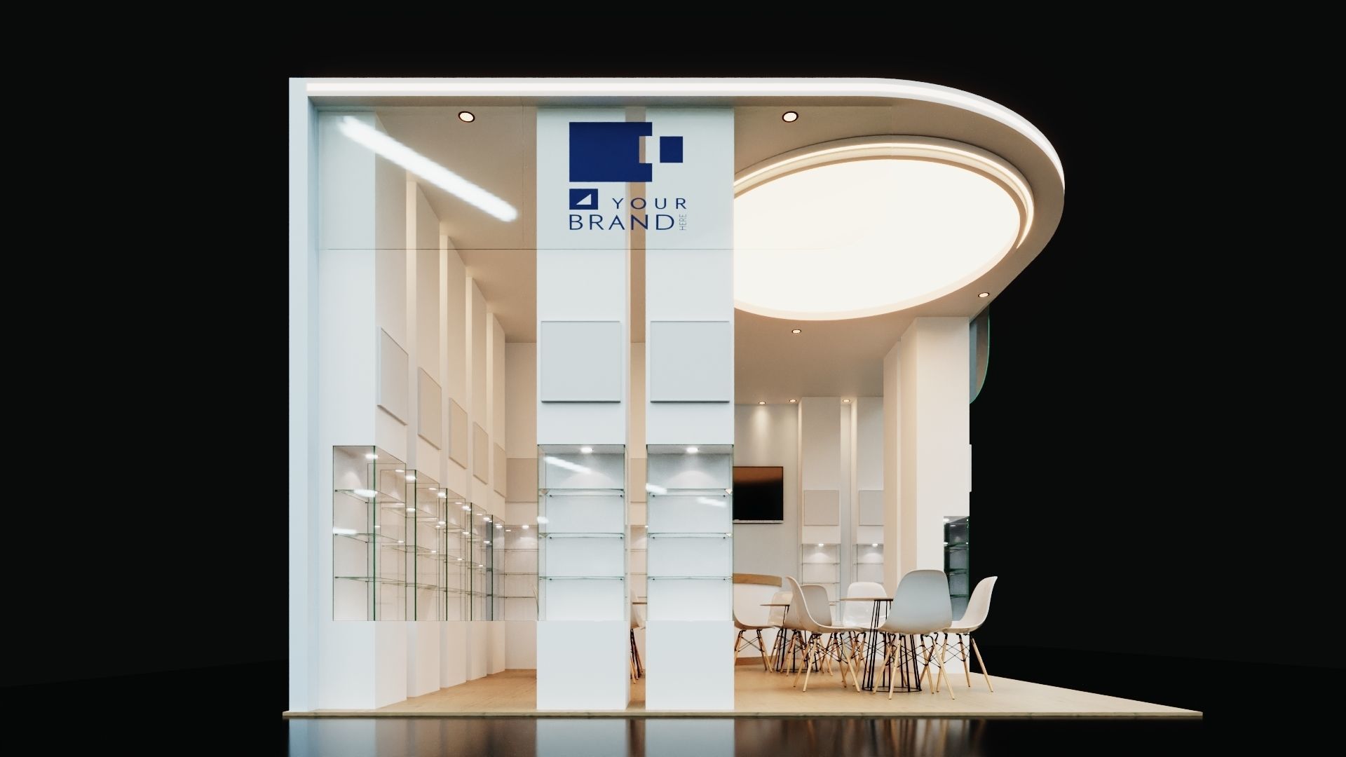 Exhibition Stand - 6m x 5m 3D model 3D model 3D model 3D model 3D model_1