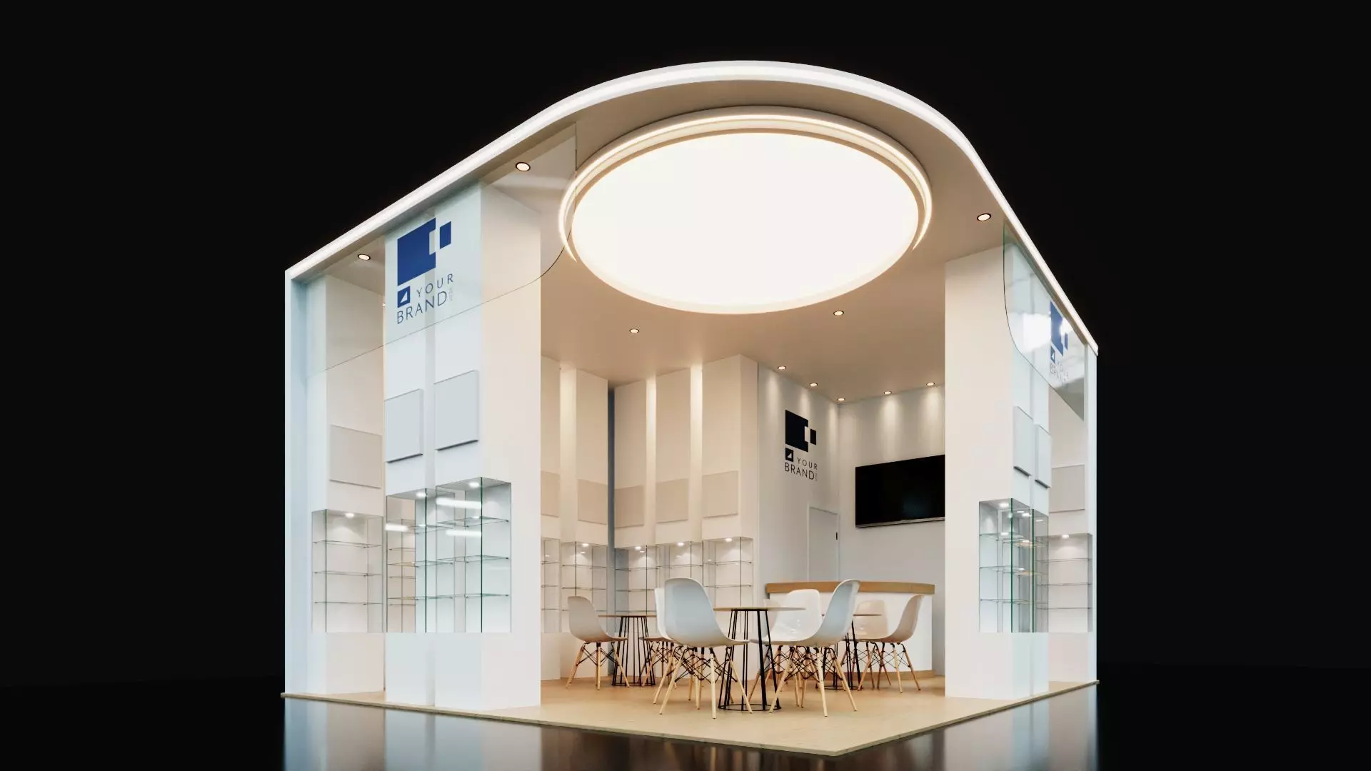 Exhibition Stand - 6m x 5m 3D model 3D model 3D model 3D model 3D model_0