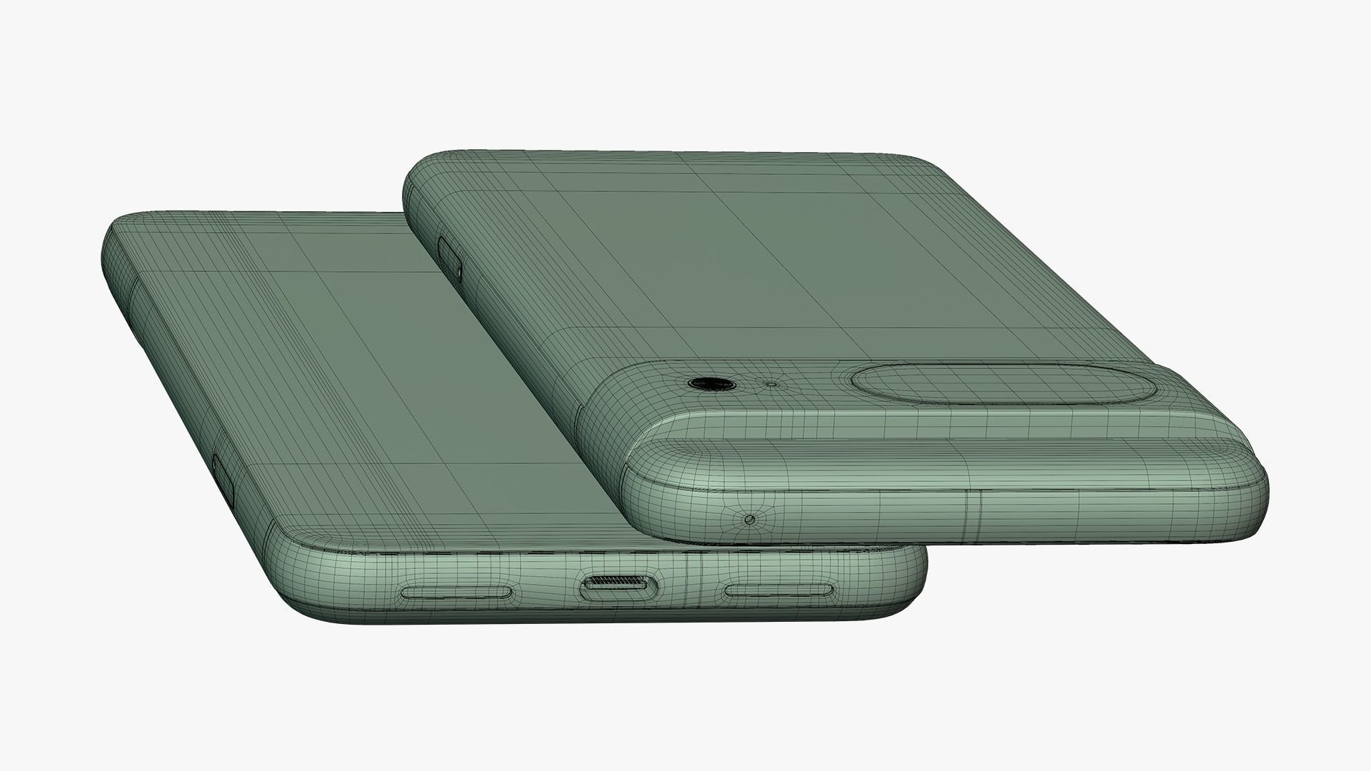 Google Pixel 8 Hazel 3D model_17