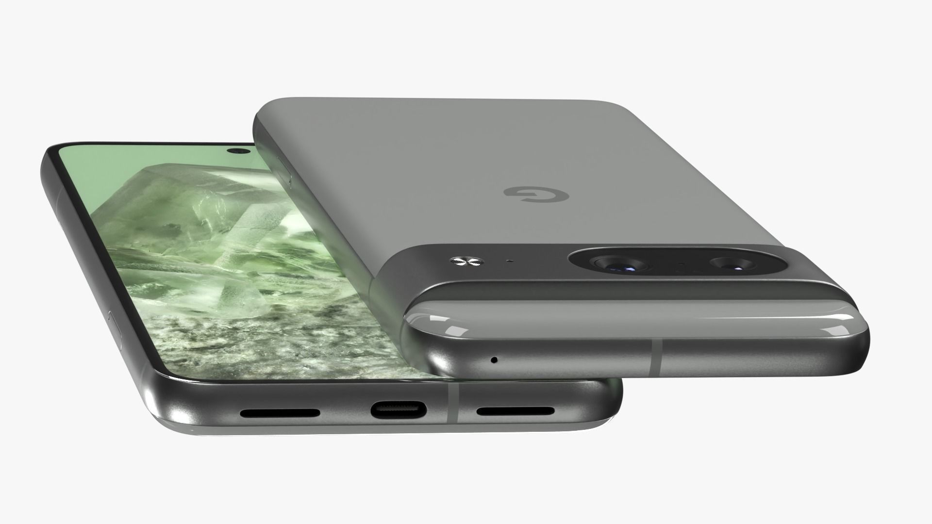Google Pixel 8 Hazel 3D model_6