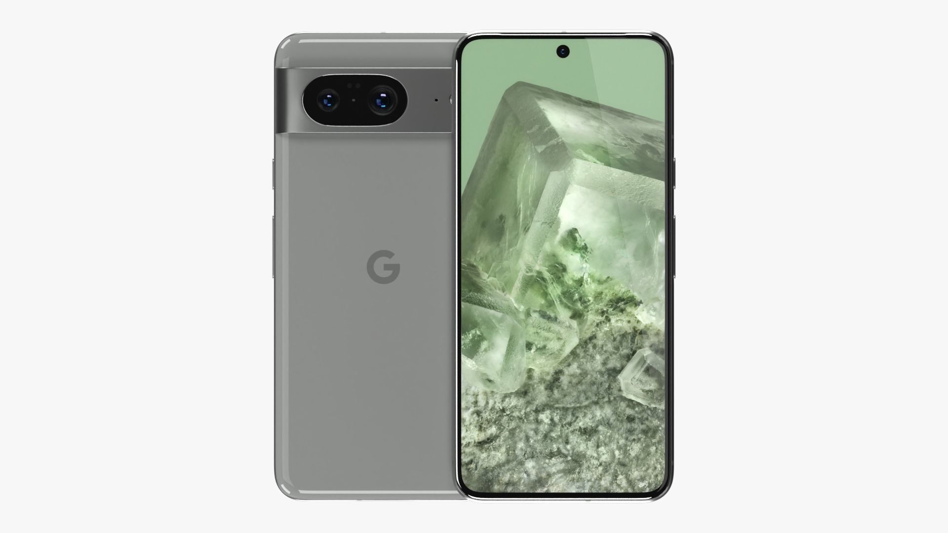Google Pixel 8 Hazel 3D model_1