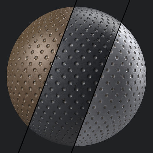 Metal Materials 59- Metal panels By Painting - Pbr 4k Seamless Texture
