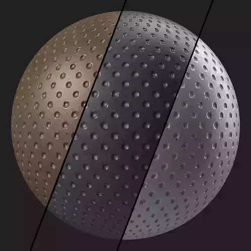 Metal Materials 59- Metal panels By Painting - Pbr 4k Seamless