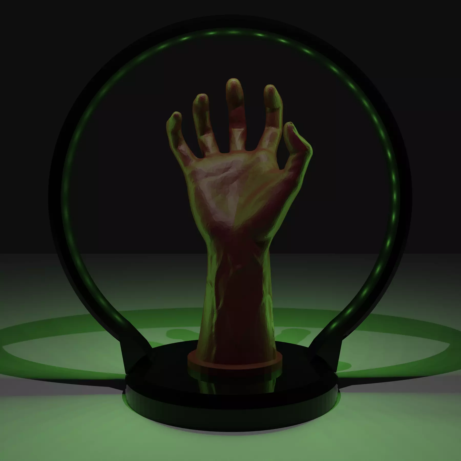 Spooky Decktop Arm Light Free 3D print model