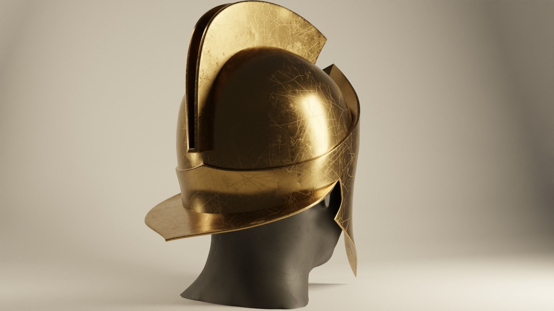 Spartan Helmet Clean 3D print model_4