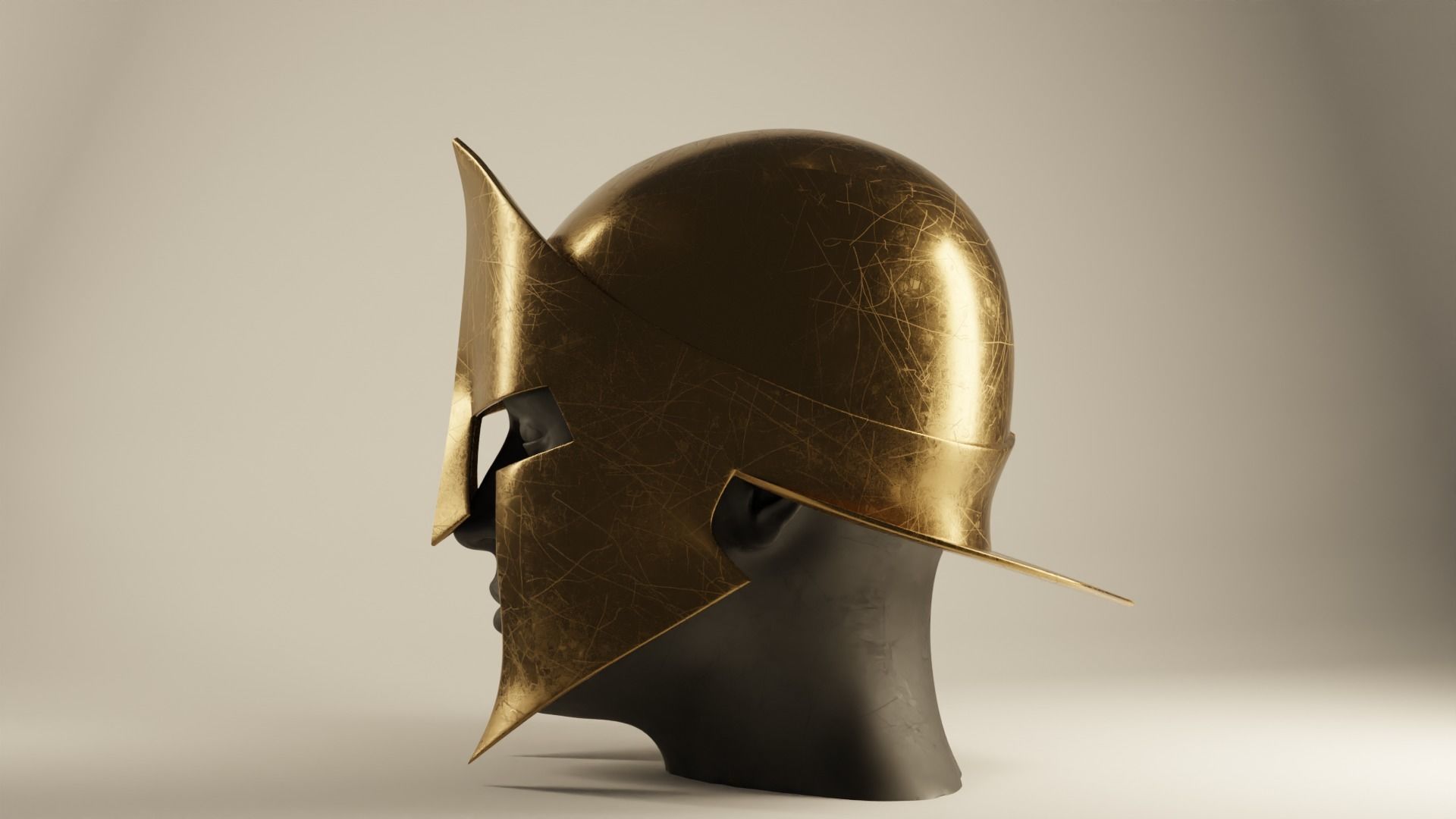 Spartan Helmet Clean 3D print model_3