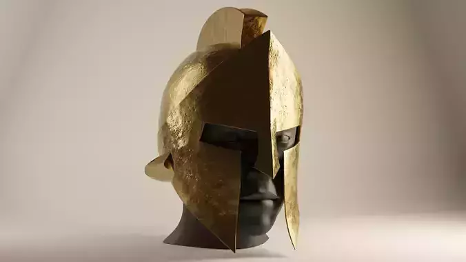 Spartan Helmet Detailed