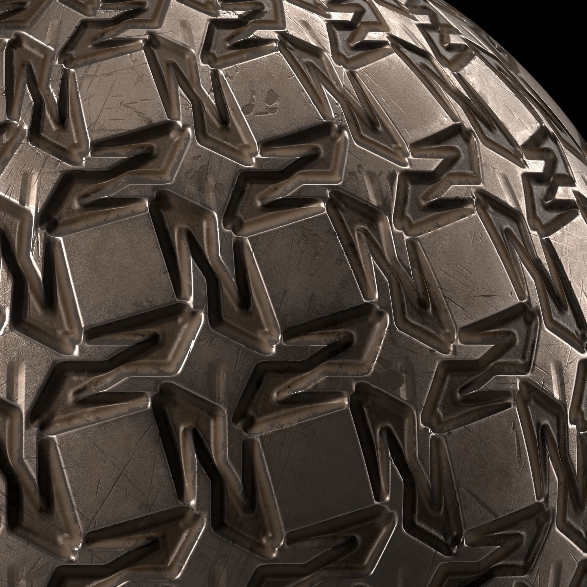 Metal Materials 57- Metal panels By Painting - Pbr 4k Seamless Texture_2