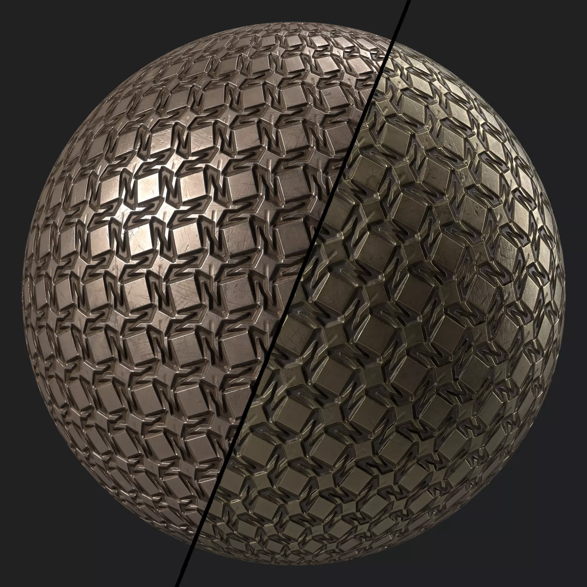 Metal Materials 57- Metal panels By Painting - Pbr 4k Seamless Texture_0