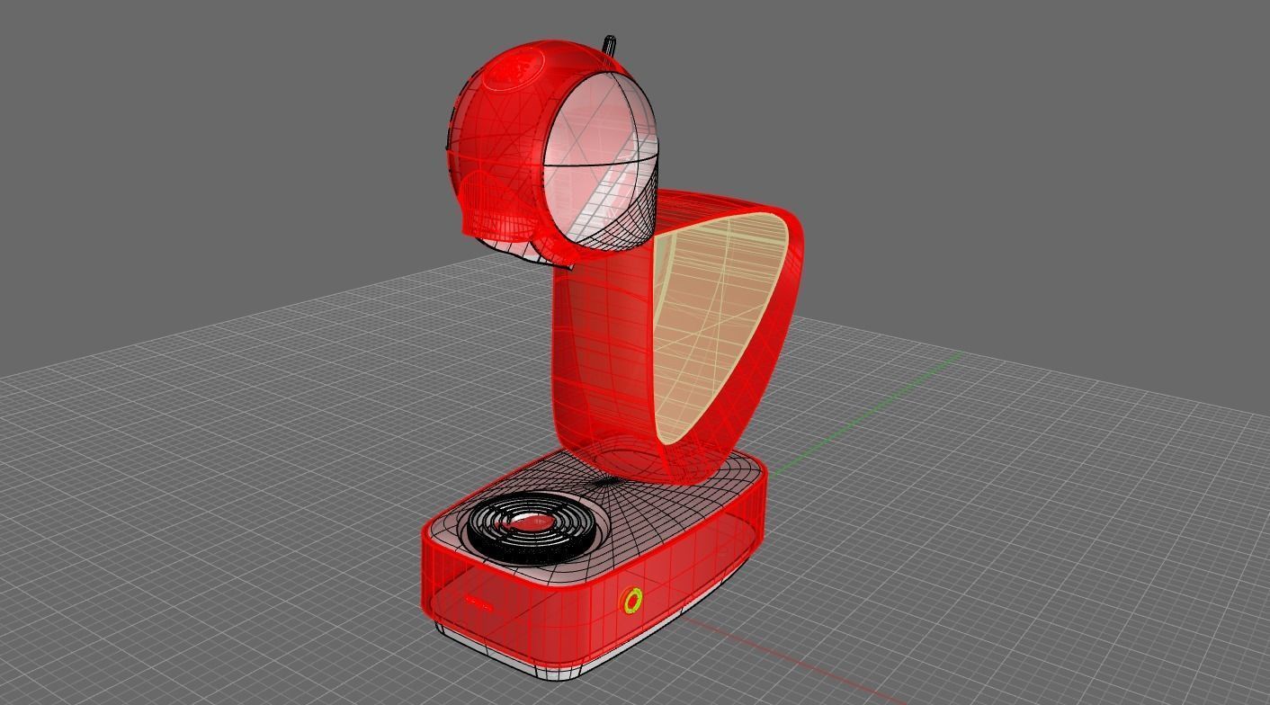 Nescafe Dolce Gusto Krups coffee machine 3D model | CGTrader
