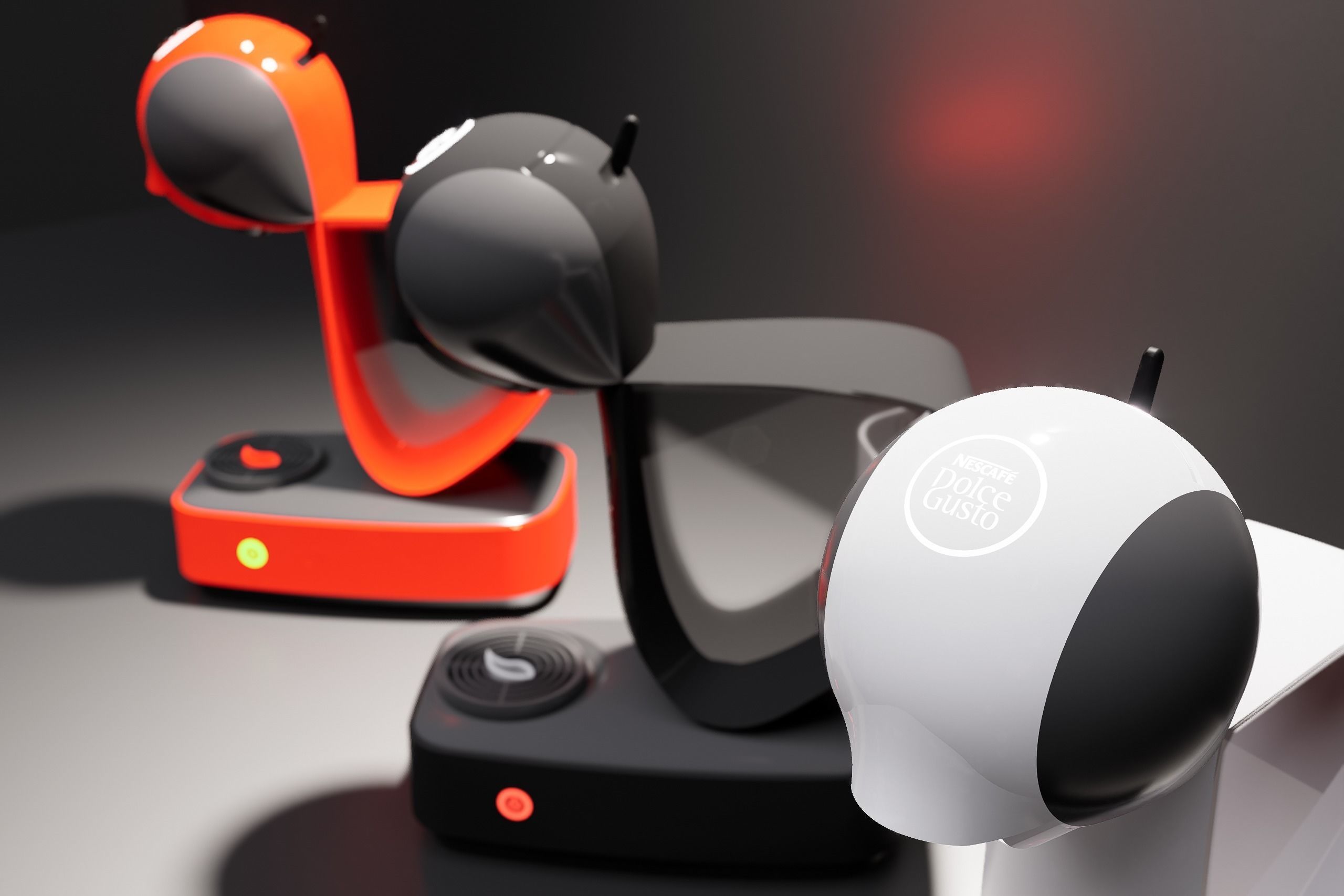 Nescafe Dolce Gusto Krups coffee machine 3D model | CGTrader