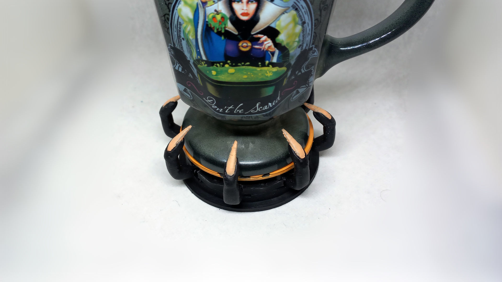 Halloween cup holder No Supports 3D print model_4