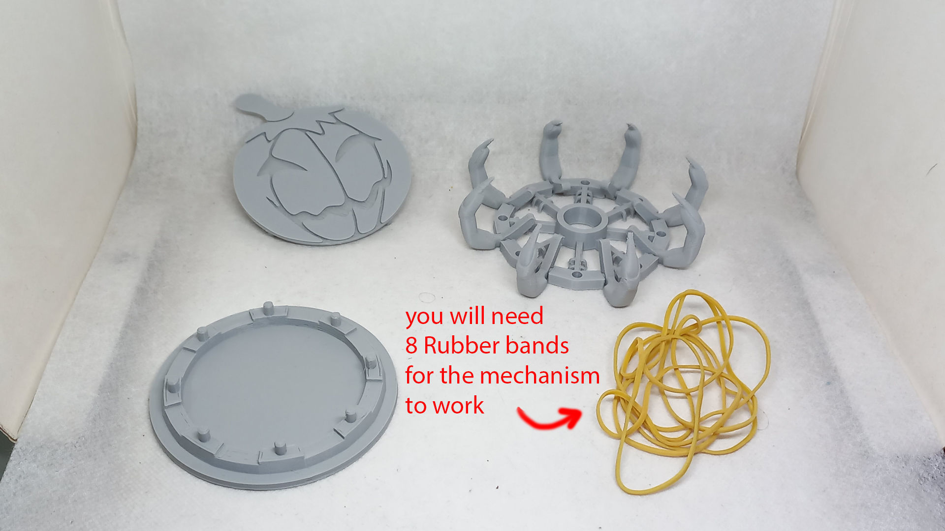 Halloween cup holder No Supports 3D print model_3