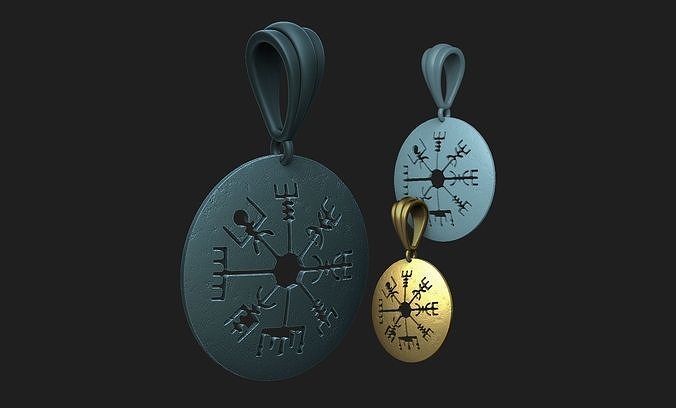 viking medalion 3D print model