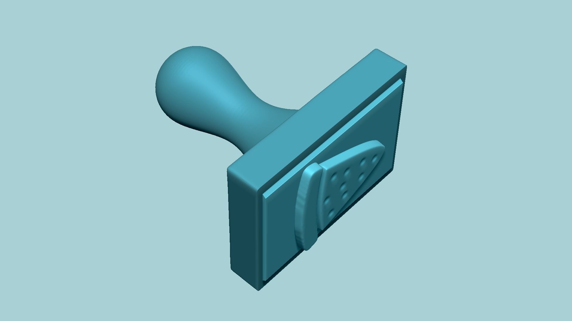 Stamp 45 - Watermelon - Fondant Decoration Maker Toy 3D print model_5