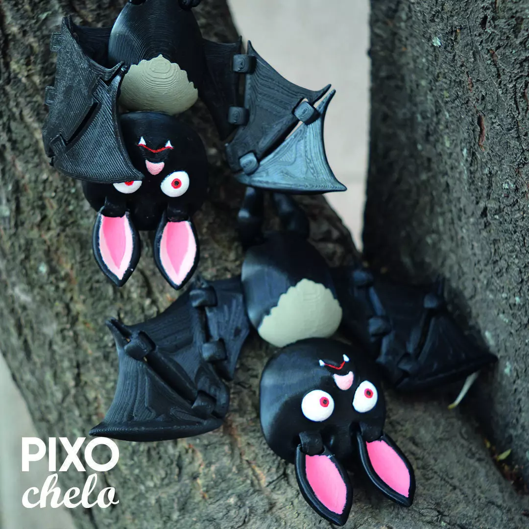 MURCIELAGO FLEXIBLE MURCY HALLOWEEN Free 3D print model_0