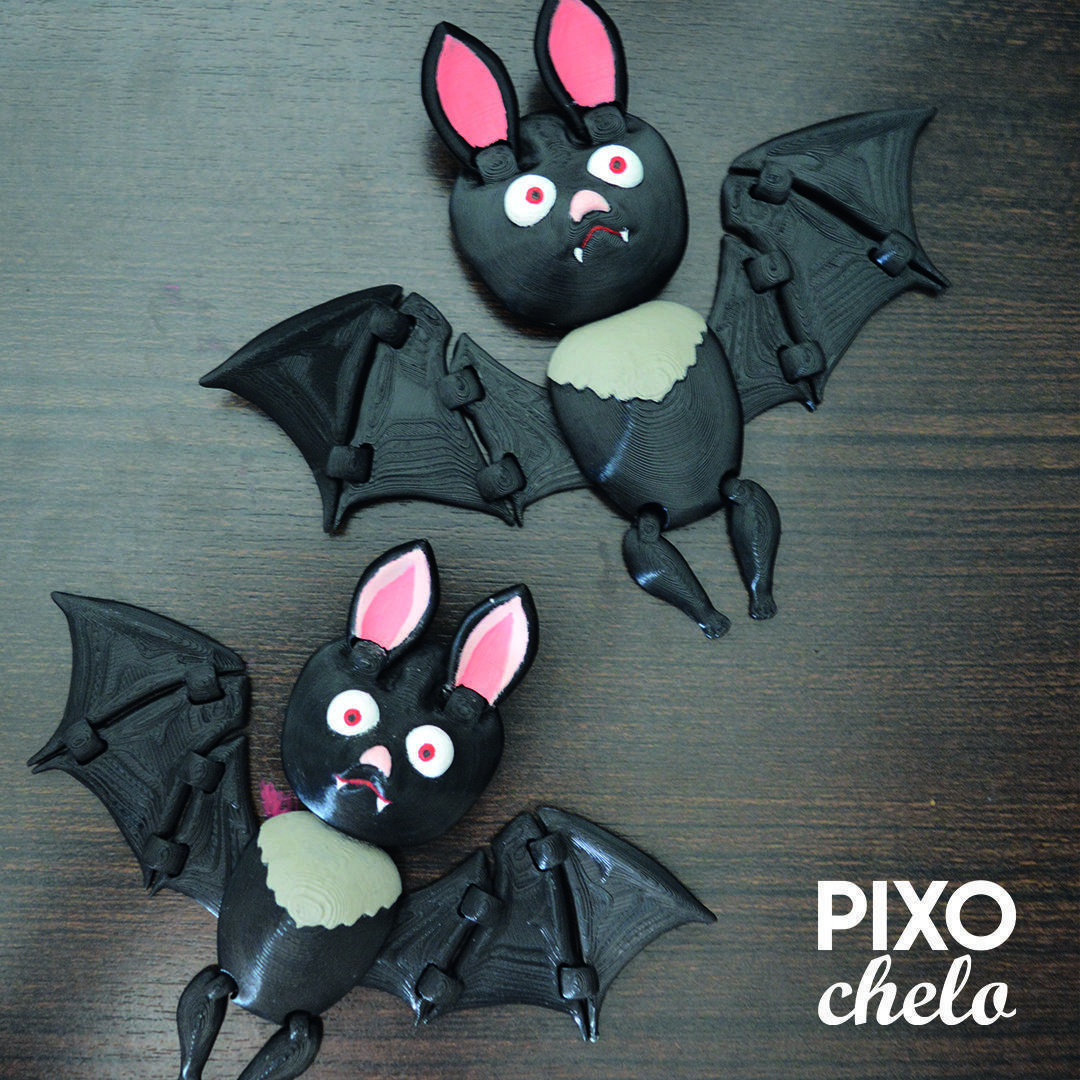 MURCIELAGO FLEXIBLE MURCY HALLOWEEN Free 3D print model_4