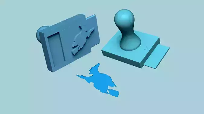 Stamp 52 - Flying Witch - Fondant Decoration Maker Toy