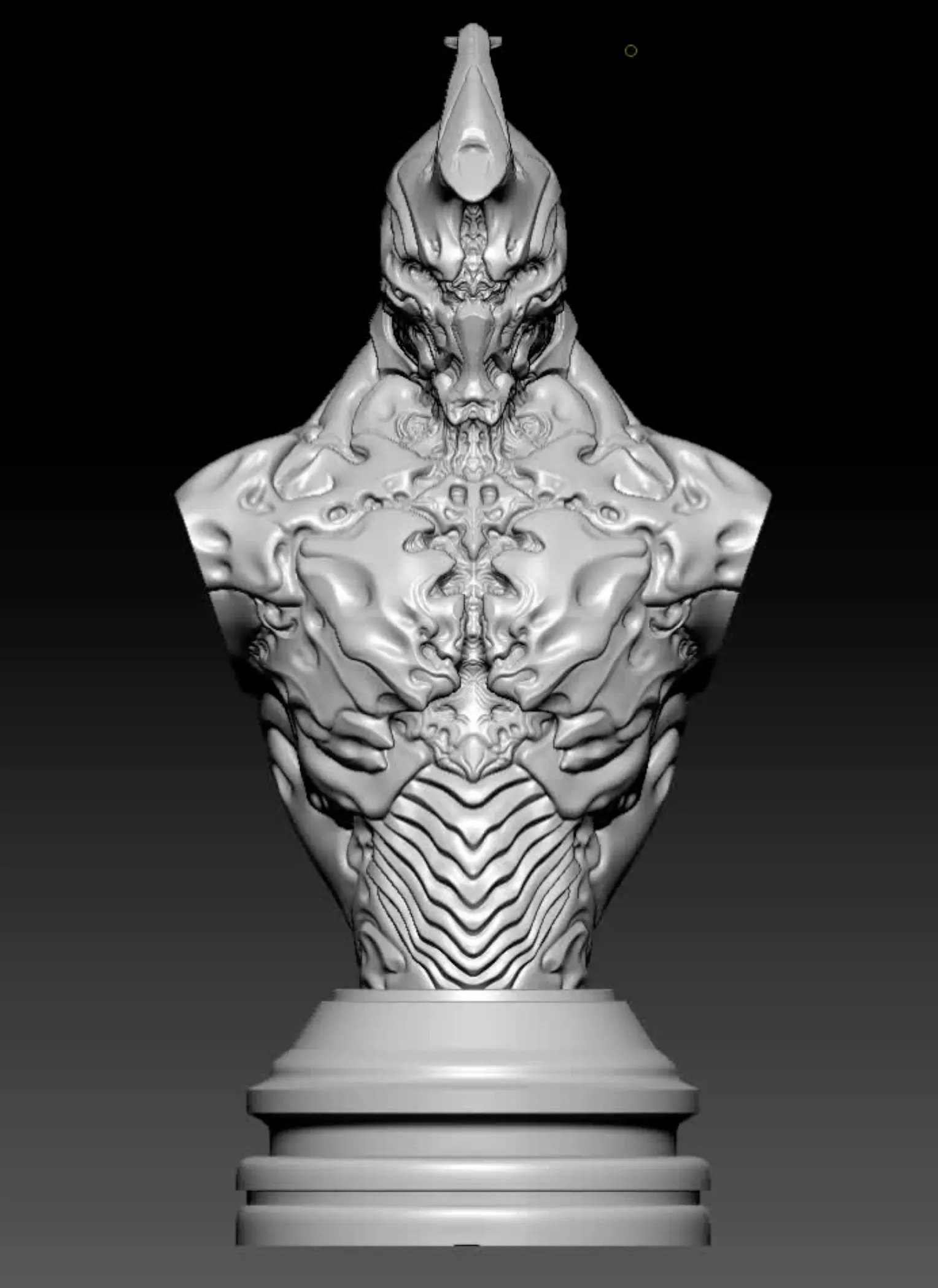 Space Knight Bust 3D print model