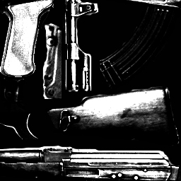 AK-47 low-poly ak - rifle Free low-poly 3D model_4