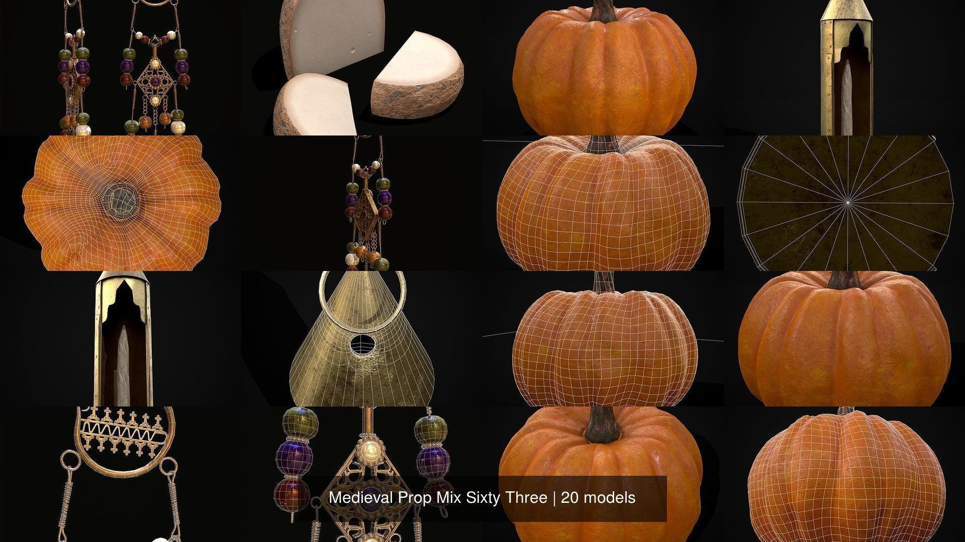 Medieval Prop Mix Sixty Three 3D Model Collection_2
