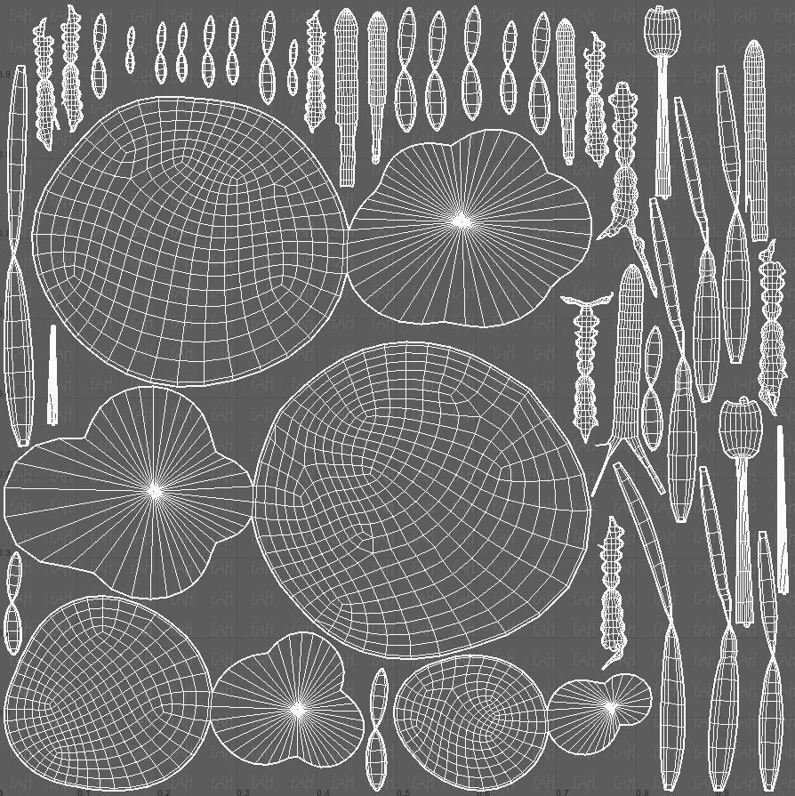 Trees Cartoon V51 Low-poly 3D model_45