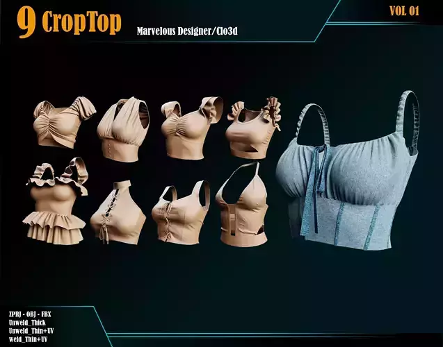 9 CropTop VOL 01