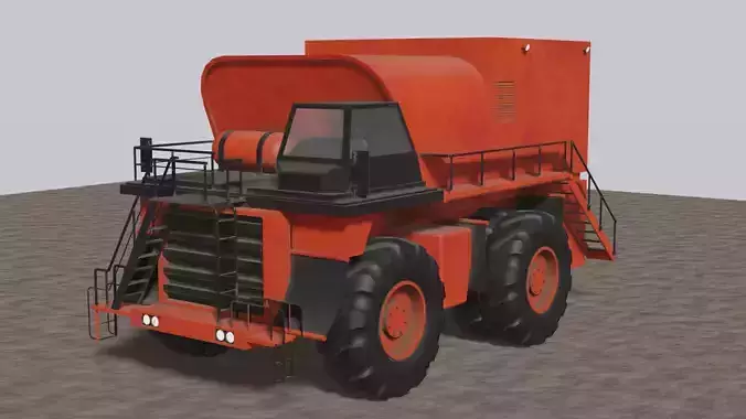 Open Pit Mine Service Truck